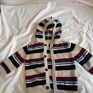 Gymboree Hooded Striped Cardigan Sw